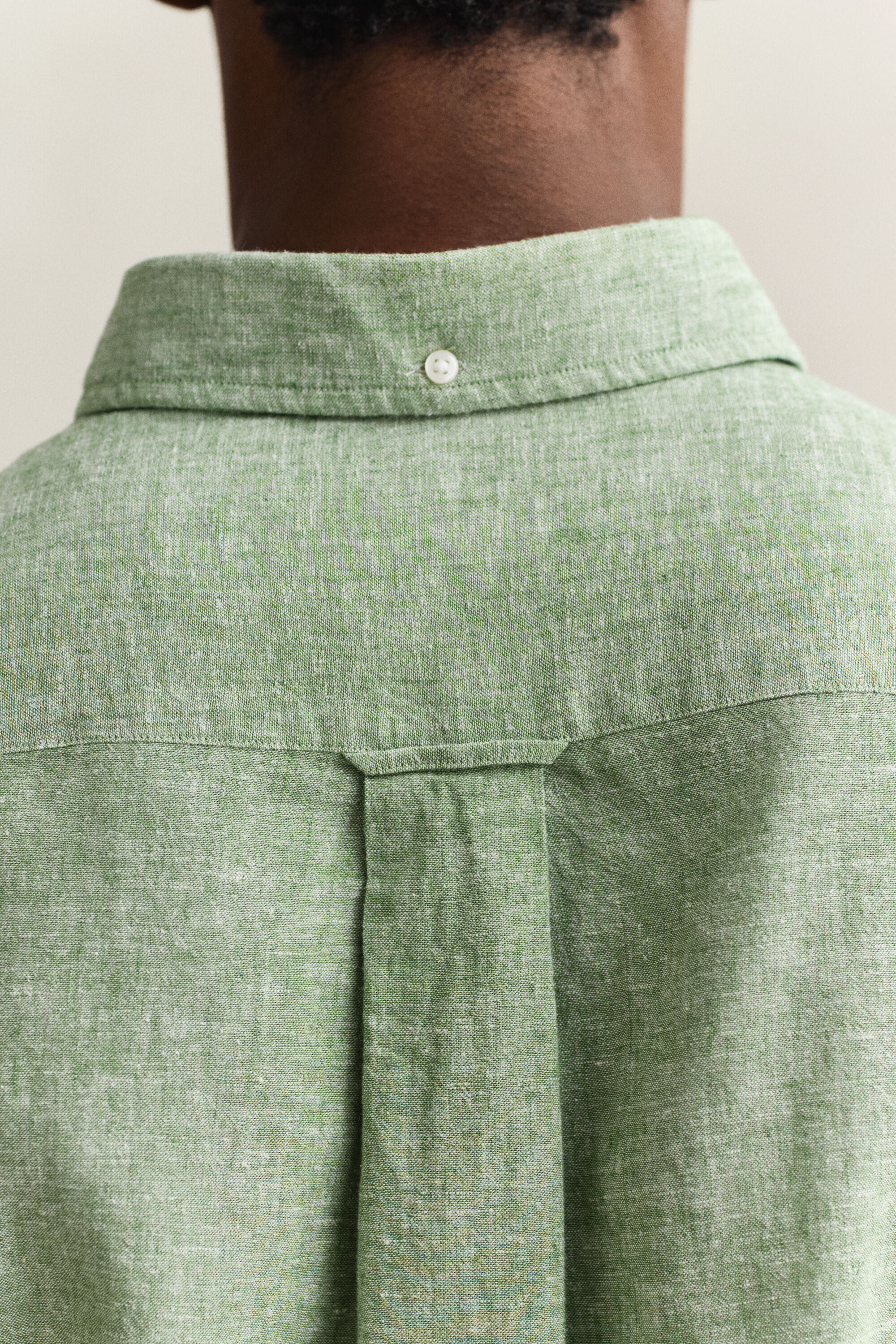 Overoverhemd van linnenmix