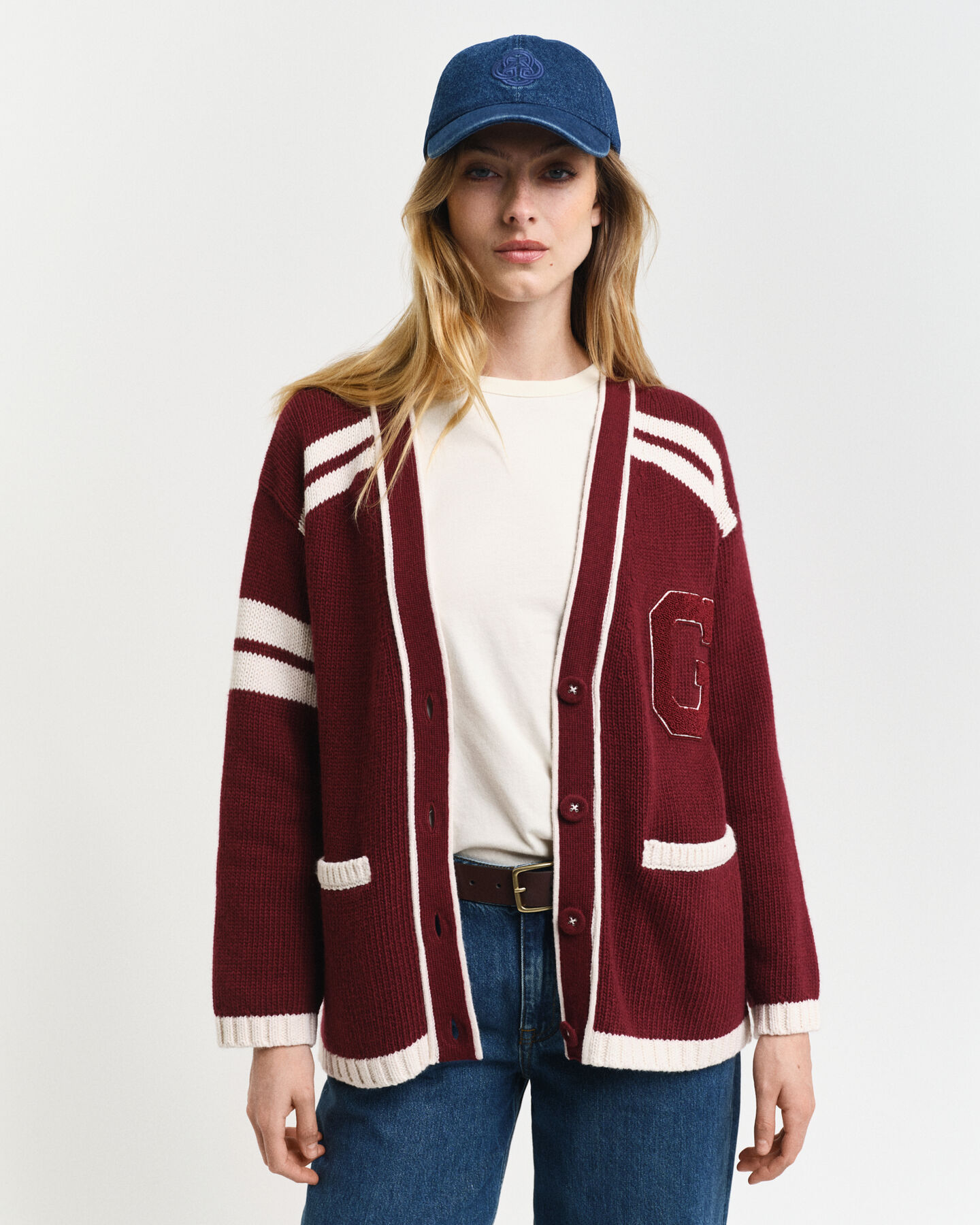 GANT Varsity vest met V-hals
