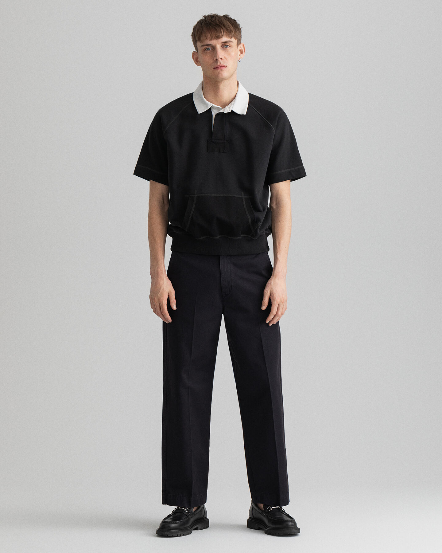 Rugger sweatshirt met korte mouwen