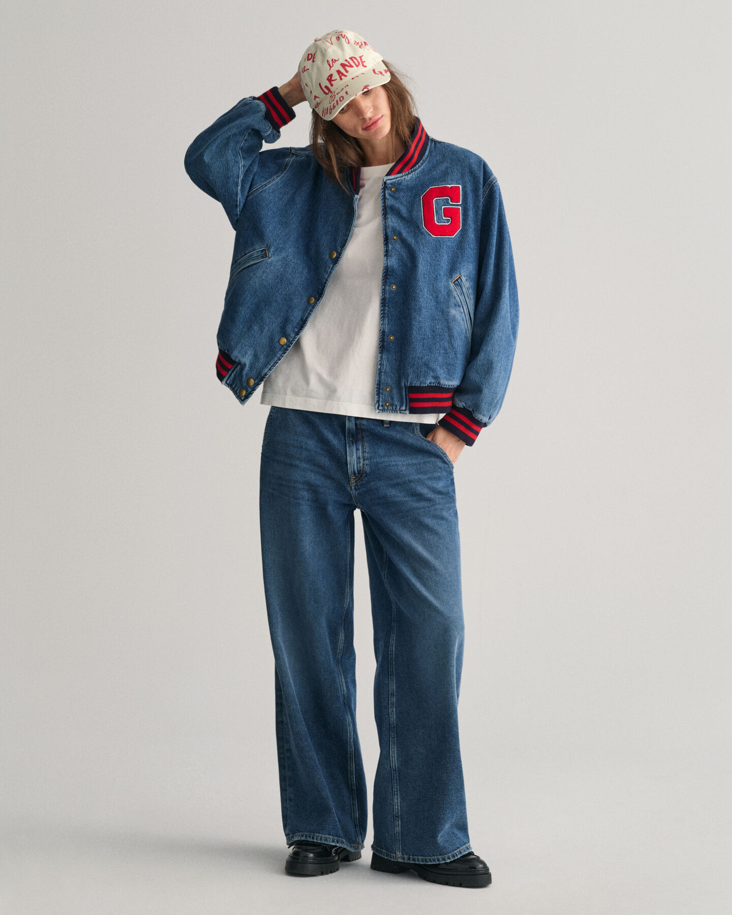 Denim GANT Varsity Jacket