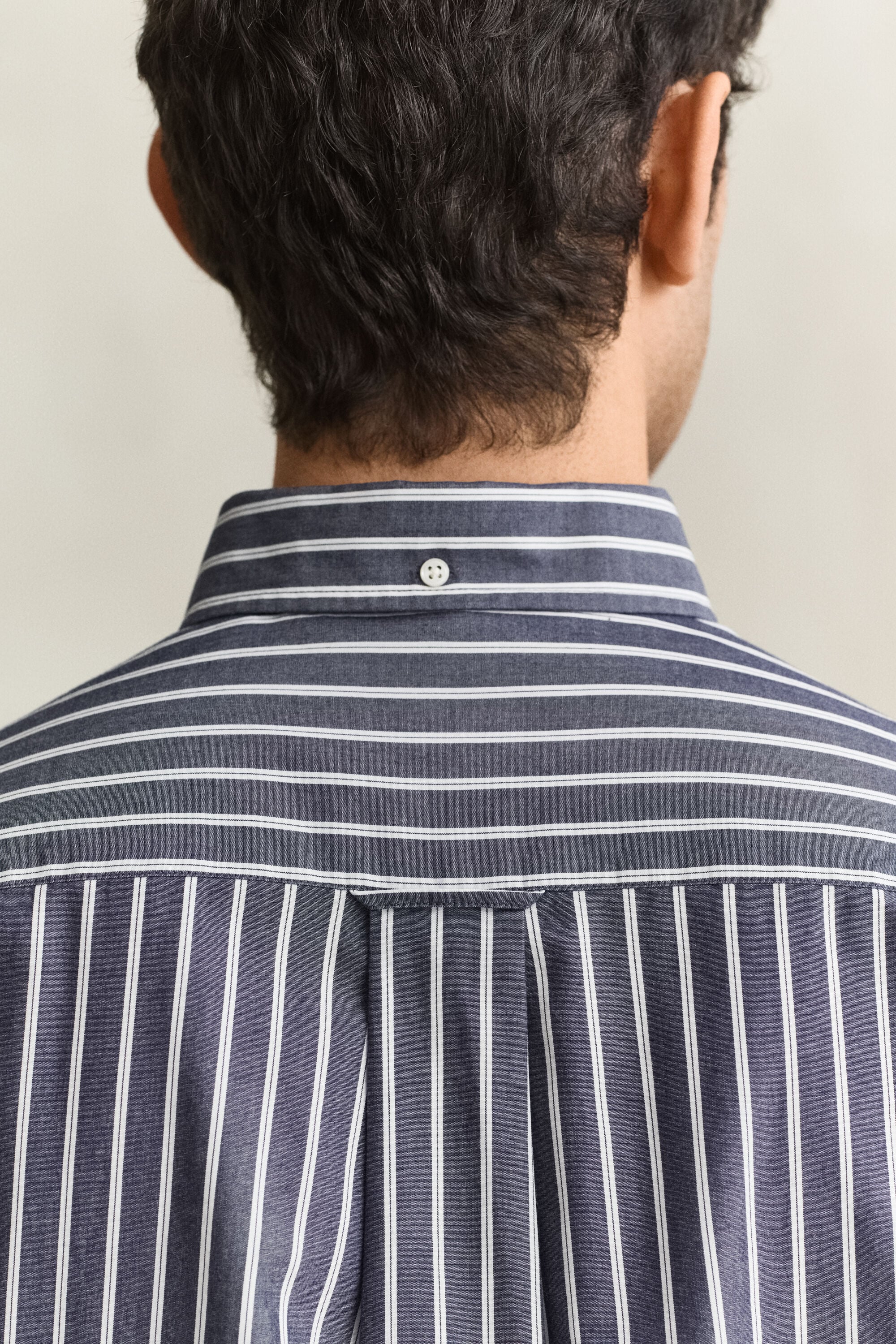 Poplin overhemd met strepen
