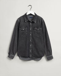 Teen Boys oversized denim overhemd