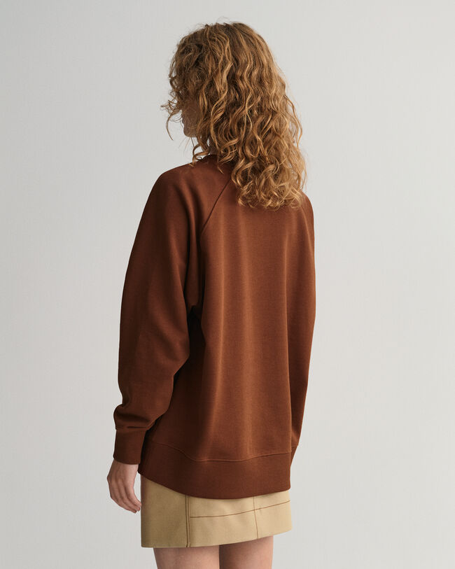 Oversized GANT USA sweatshirt met ronde hals