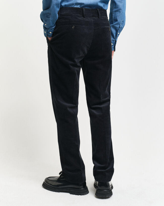 Slim Fit corduroy kostuumbroek