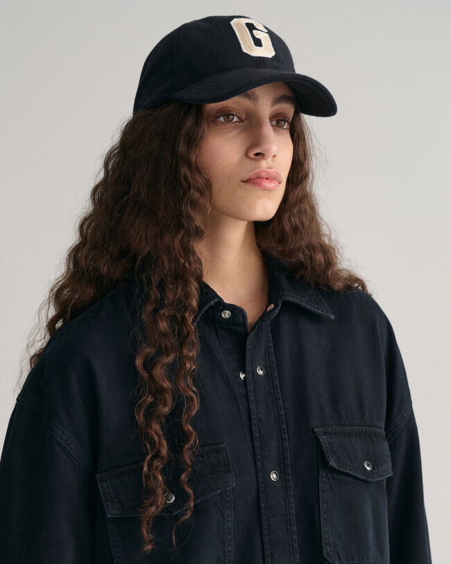 Oversized denim overhemd