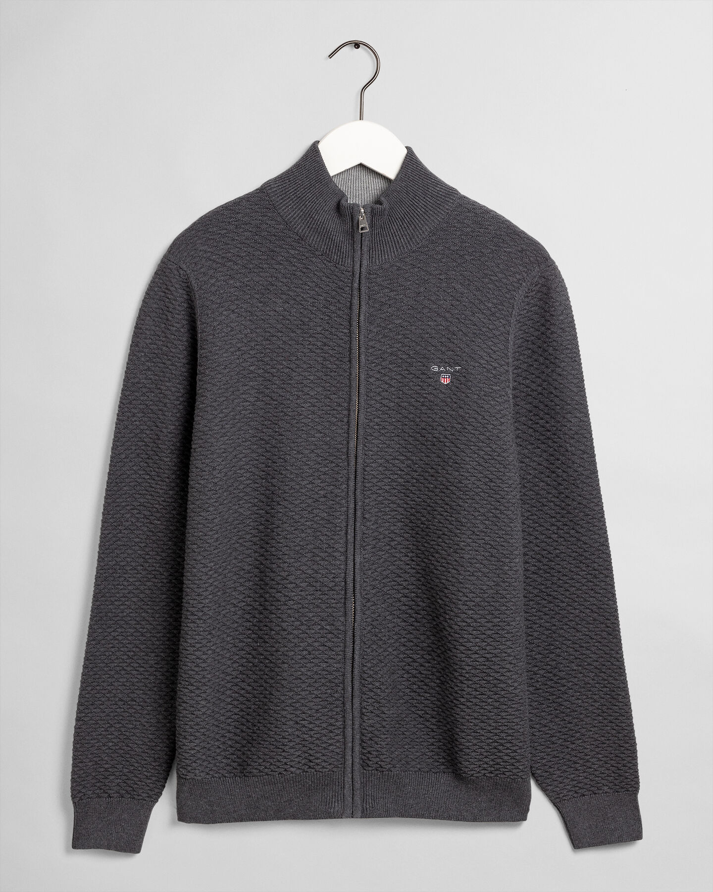 Triangle Texture vest met rits