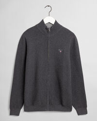 Triangle Texture vest met rits