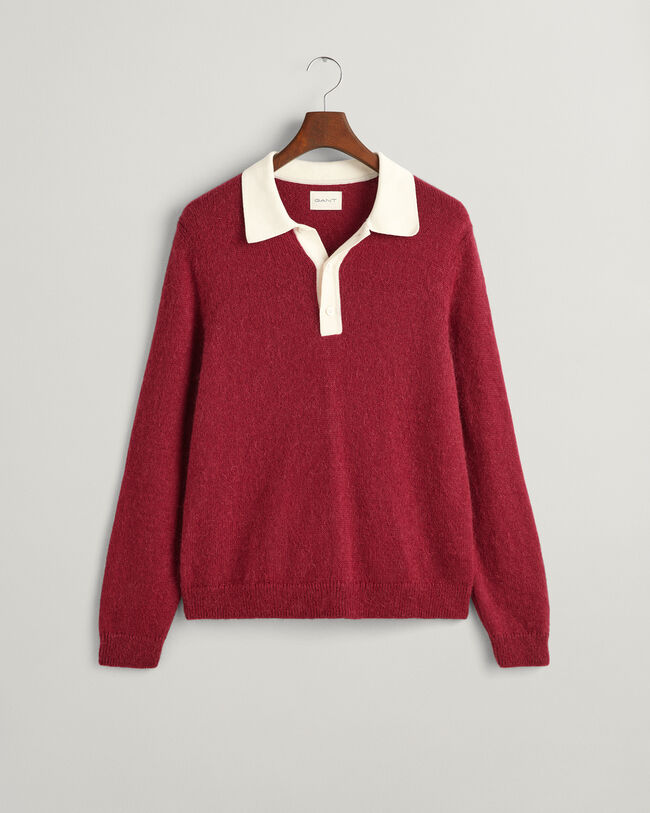 Mohair katoenen Rugger