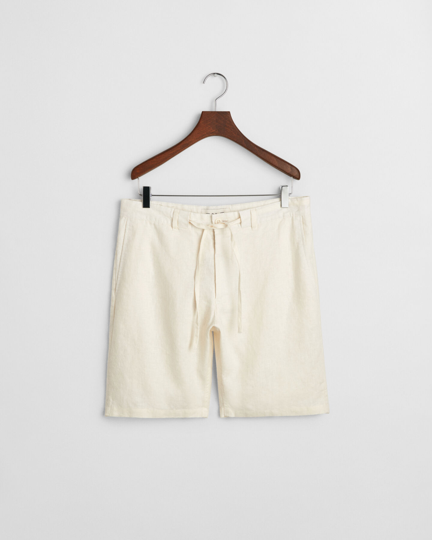 Relaxed Fit linnen short met trekkoordje