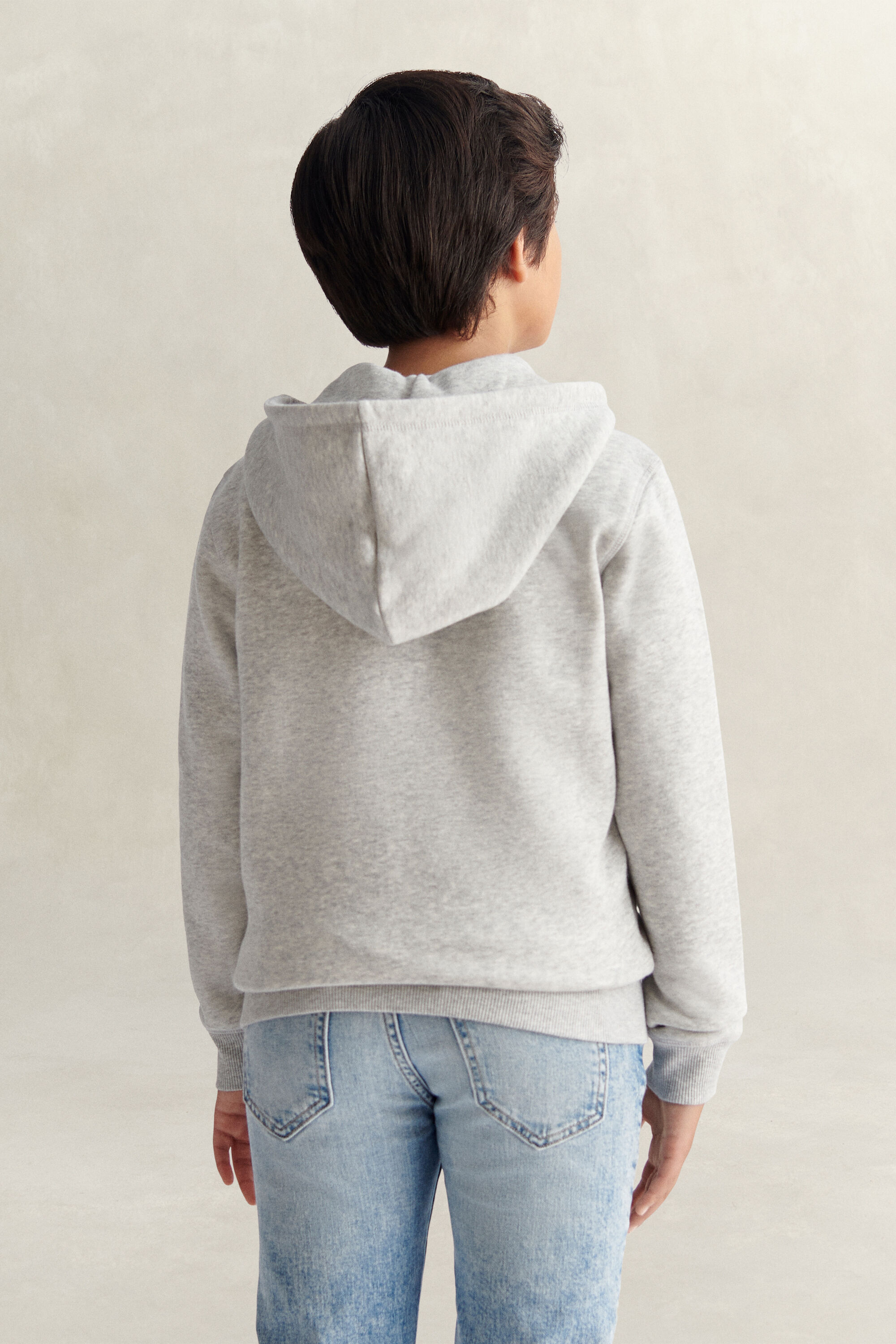 Teens Shield hoodie met ritssluiting
