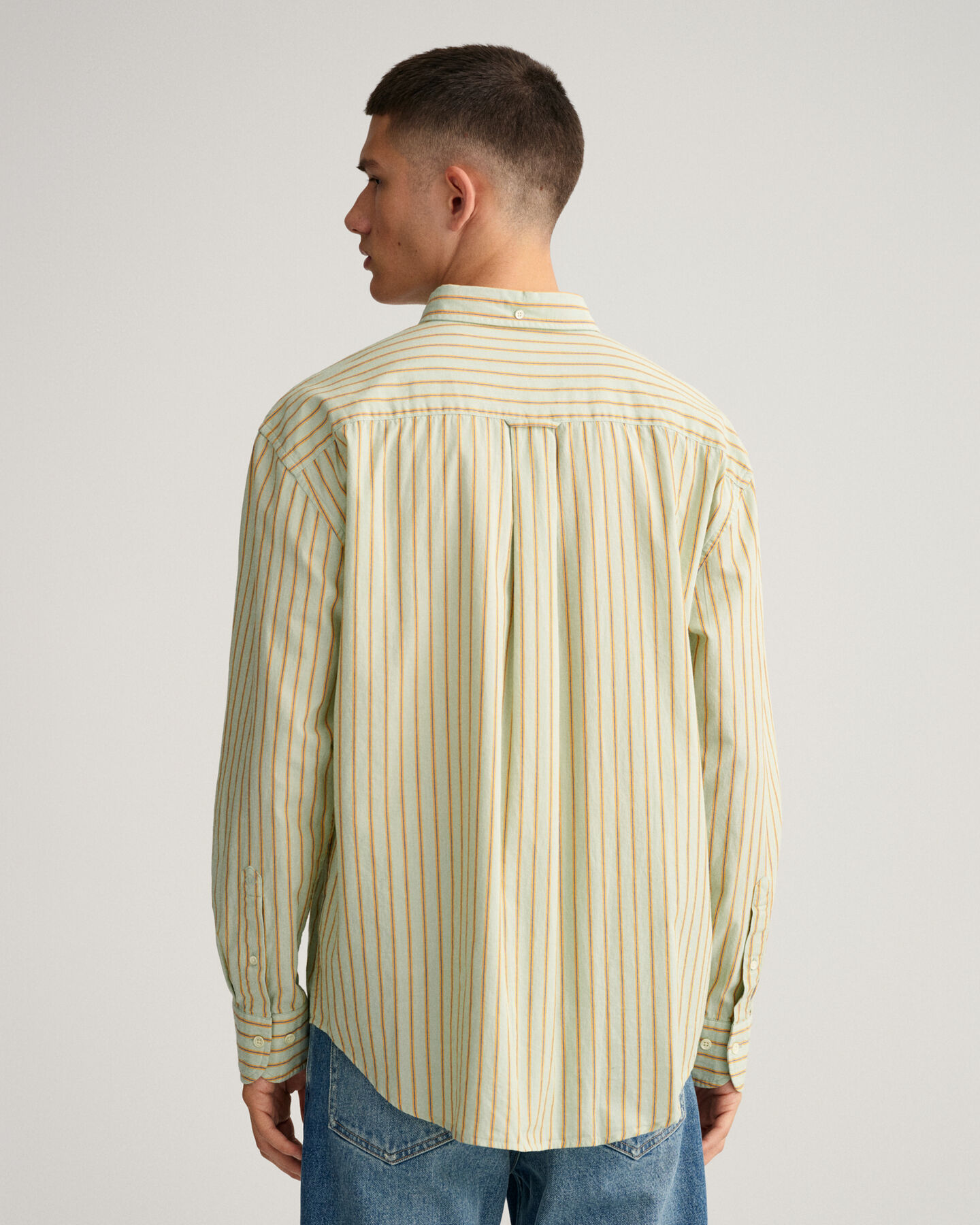 Relaxed Fit fil-&agrave;-fil gestreept overhemd