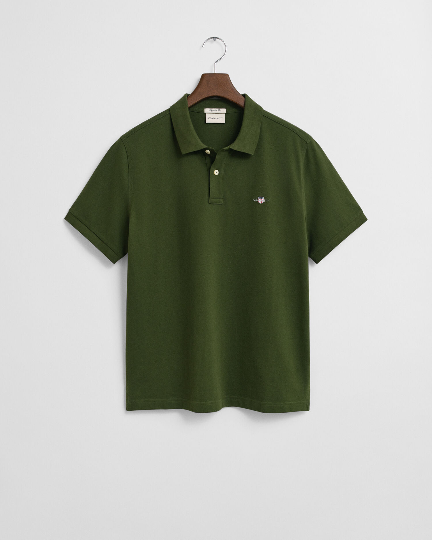 Regular Fit Shield piqué poloshirt