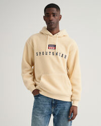 Retro Flag hoodie van fleece