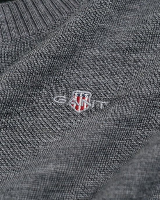 Kids trui met ronde hals van extra fijne merinoswol