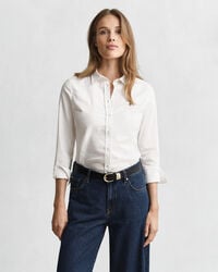 Slim Fit Oxford-overhemd met stretch