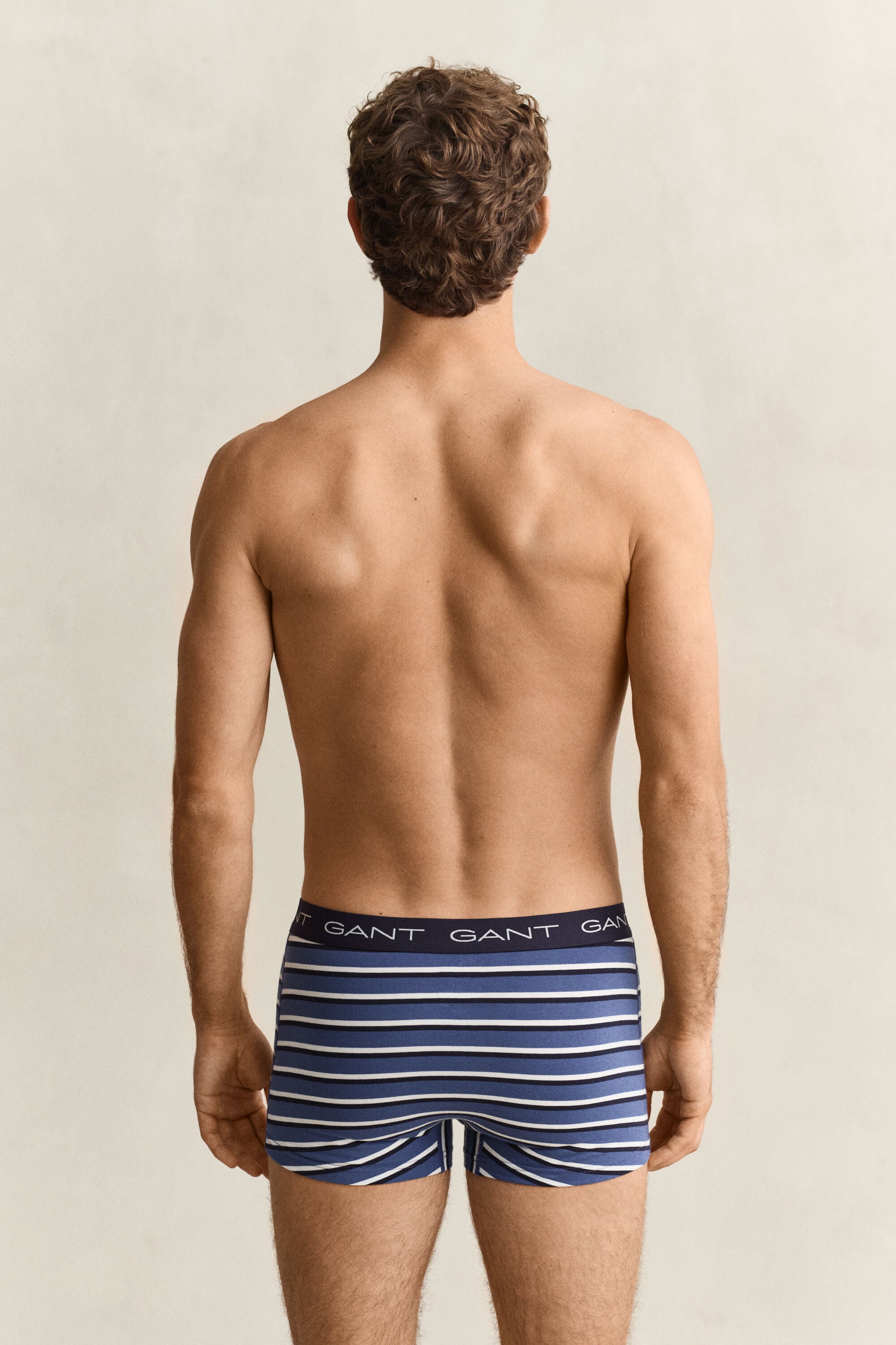Set van drie gestreepte boxershorts