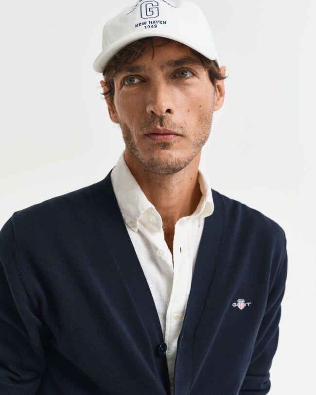 Klassieke katoenen vest met V-hals