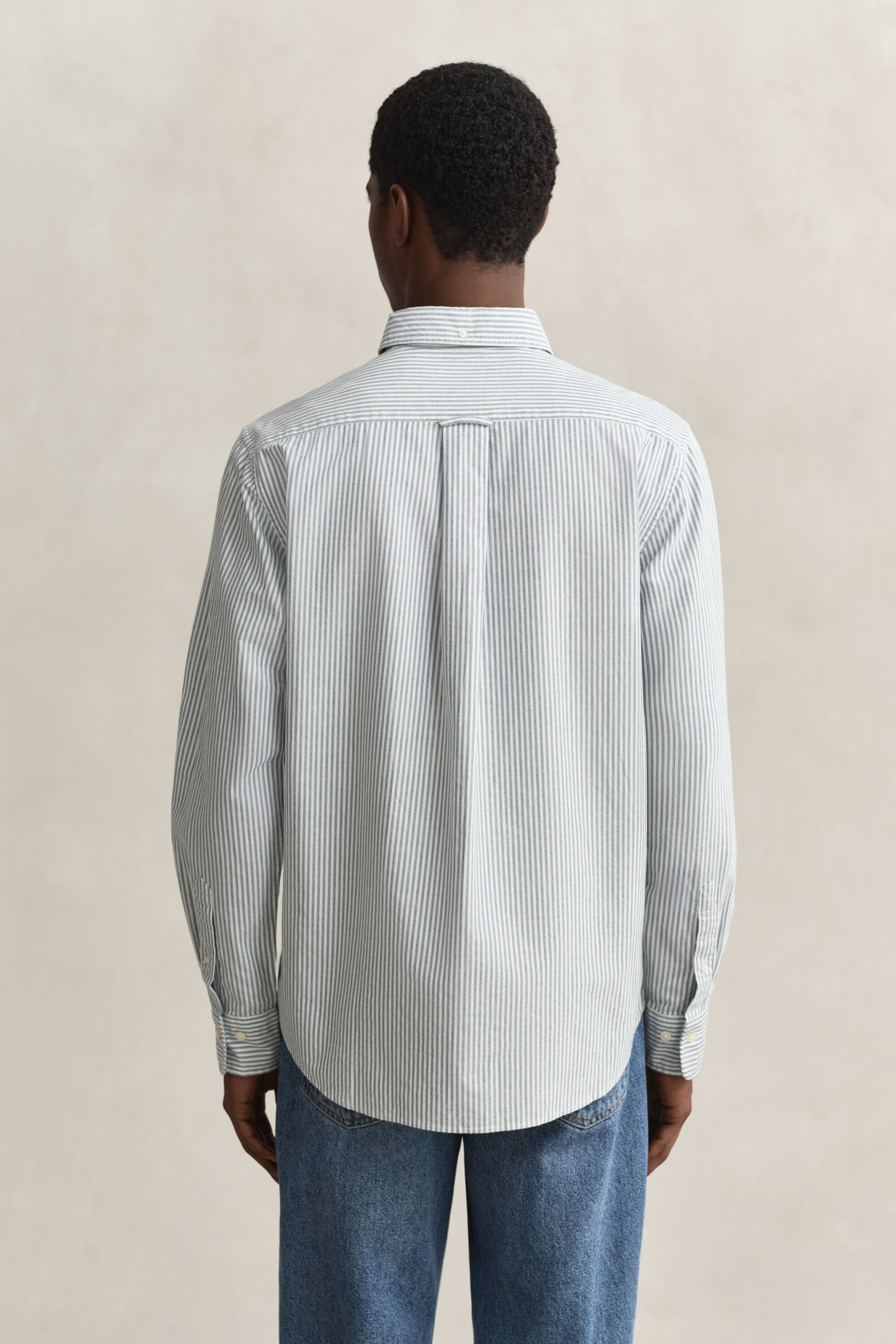 Classic Regular gestreept Oxford-overhemd
