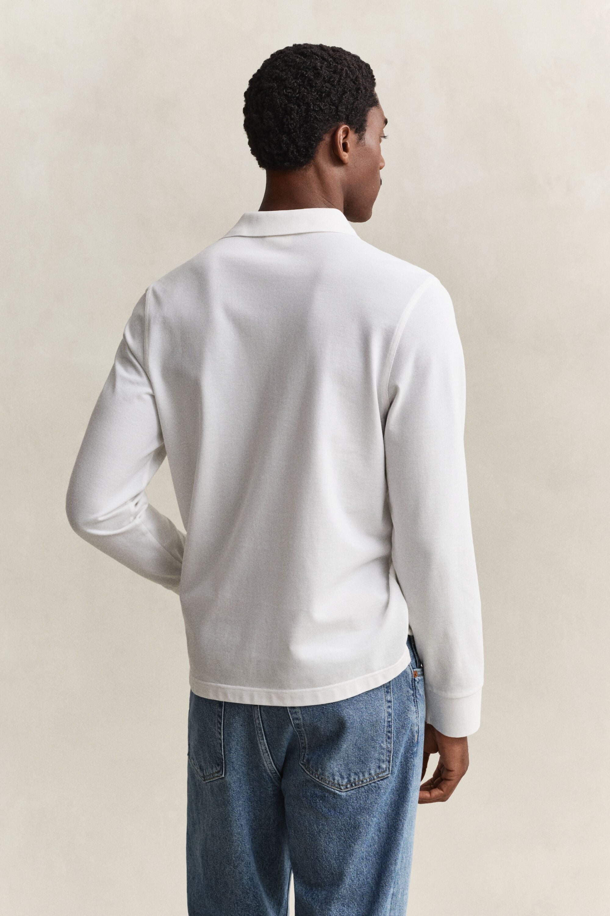 Poloshirt met lange mouwen