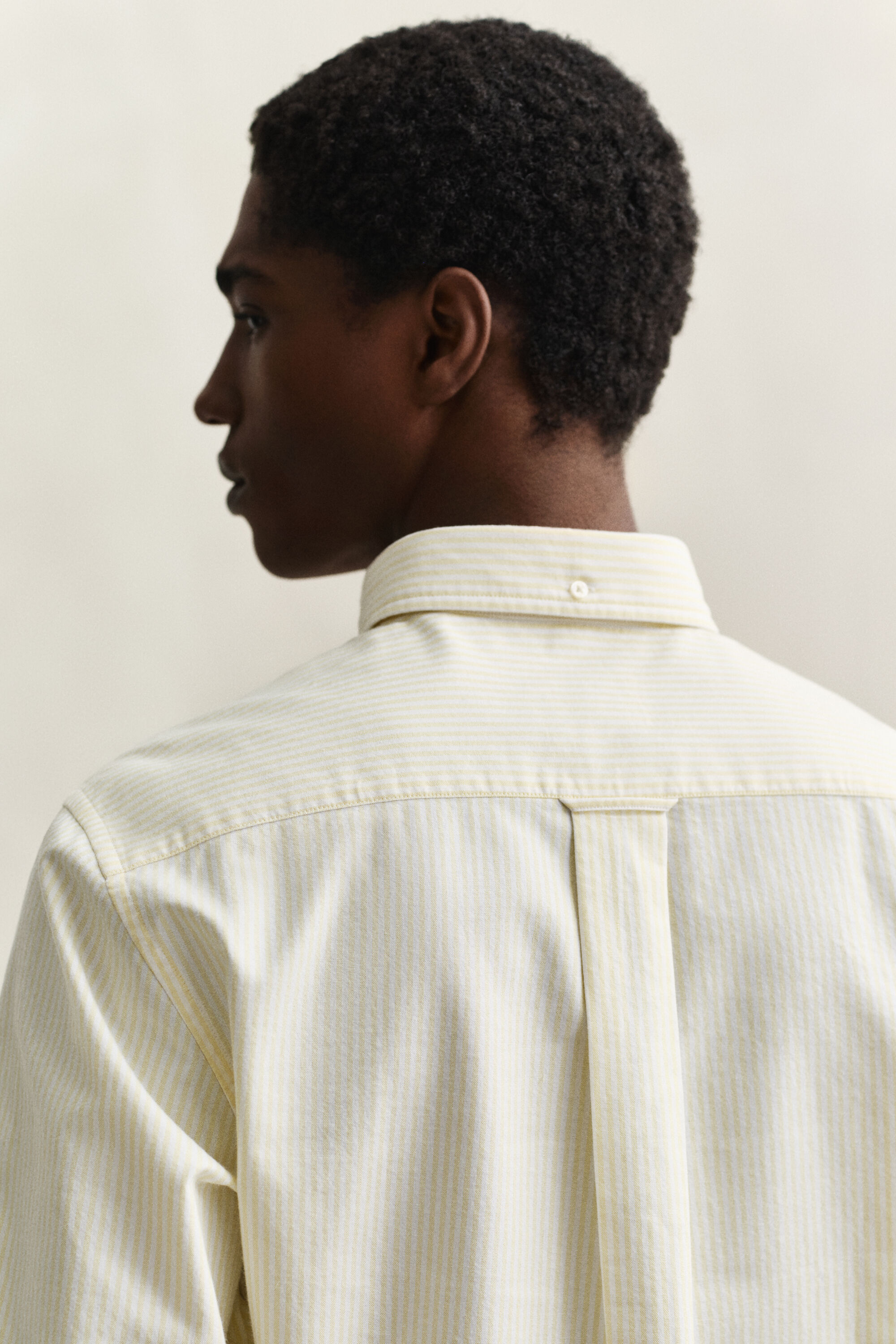 Klassiek Oxford-overoverhemd met Banker-streep