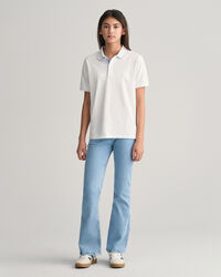 Teens Contrast piqu&eacute; poloshirt