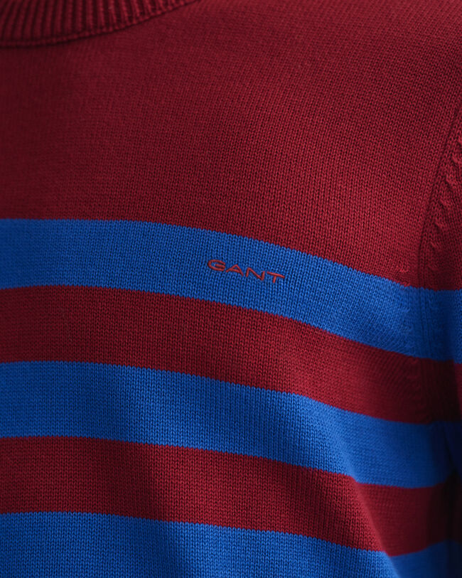 Sweater met ronde hals en Bretonse streep