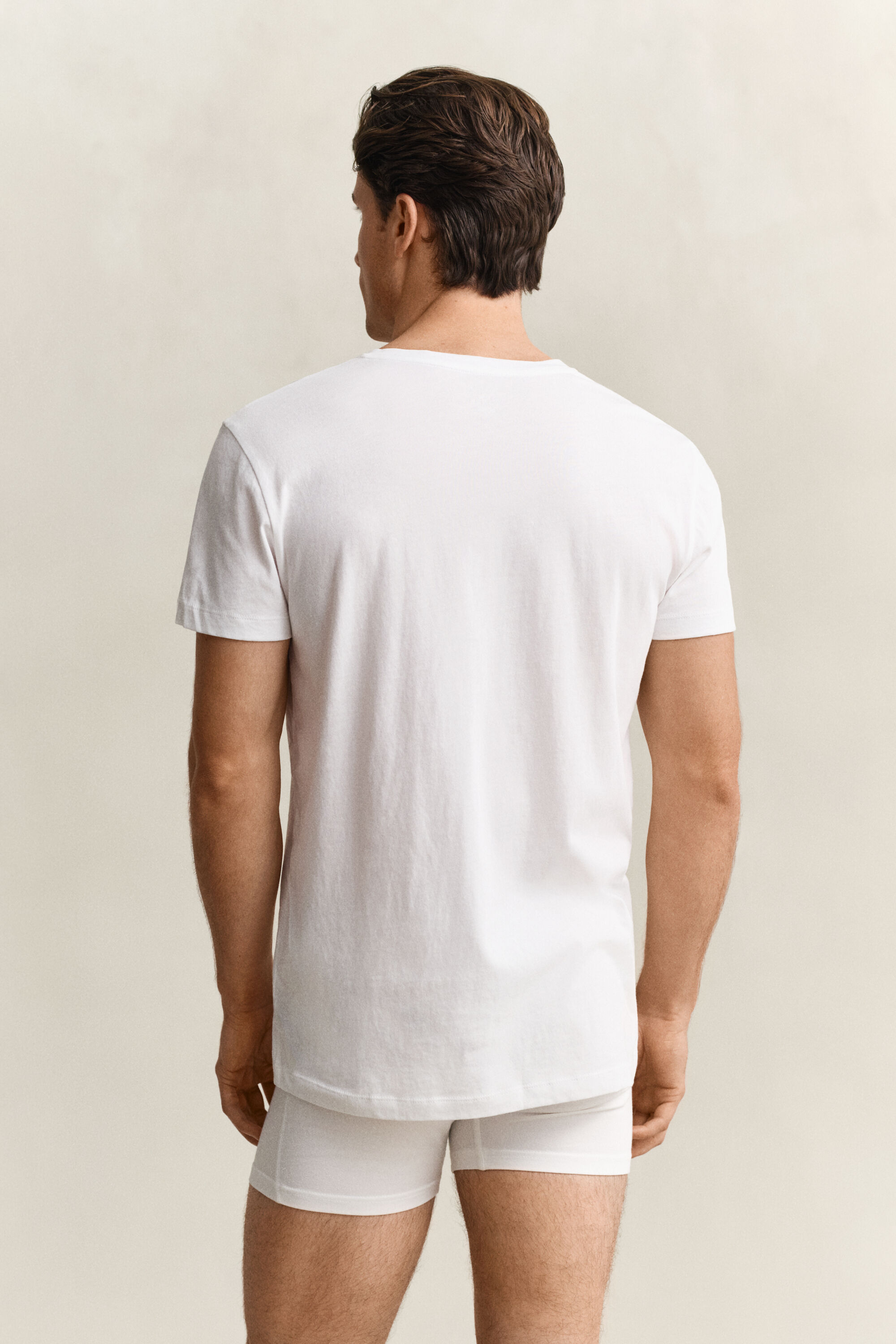 Set van twee T-shirts met V-hals