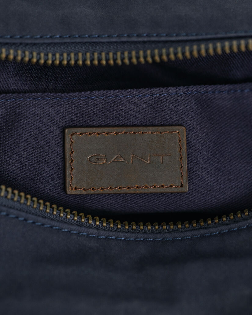 Toilettas van gewaxt katoen