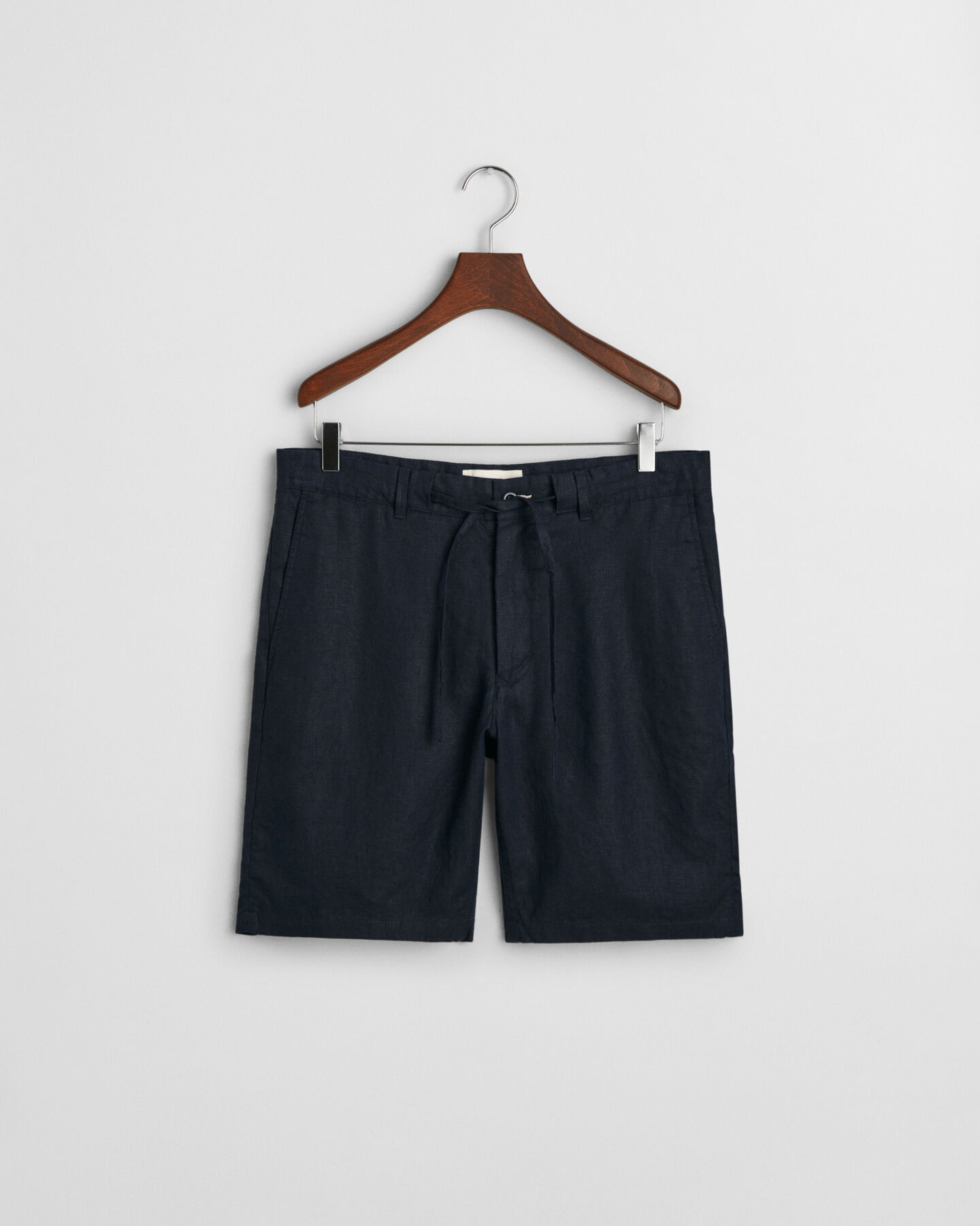 Relaxed Fit linnen short met trekkoordje