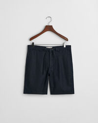 Relaxed Fit linnen short met trekkoordje