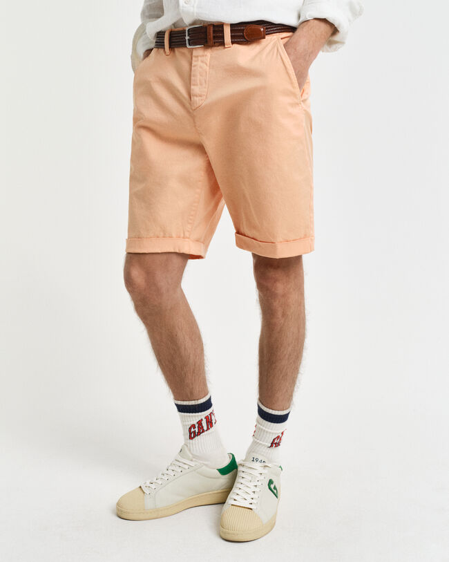 Regular Fit Sunfaded chinoshort