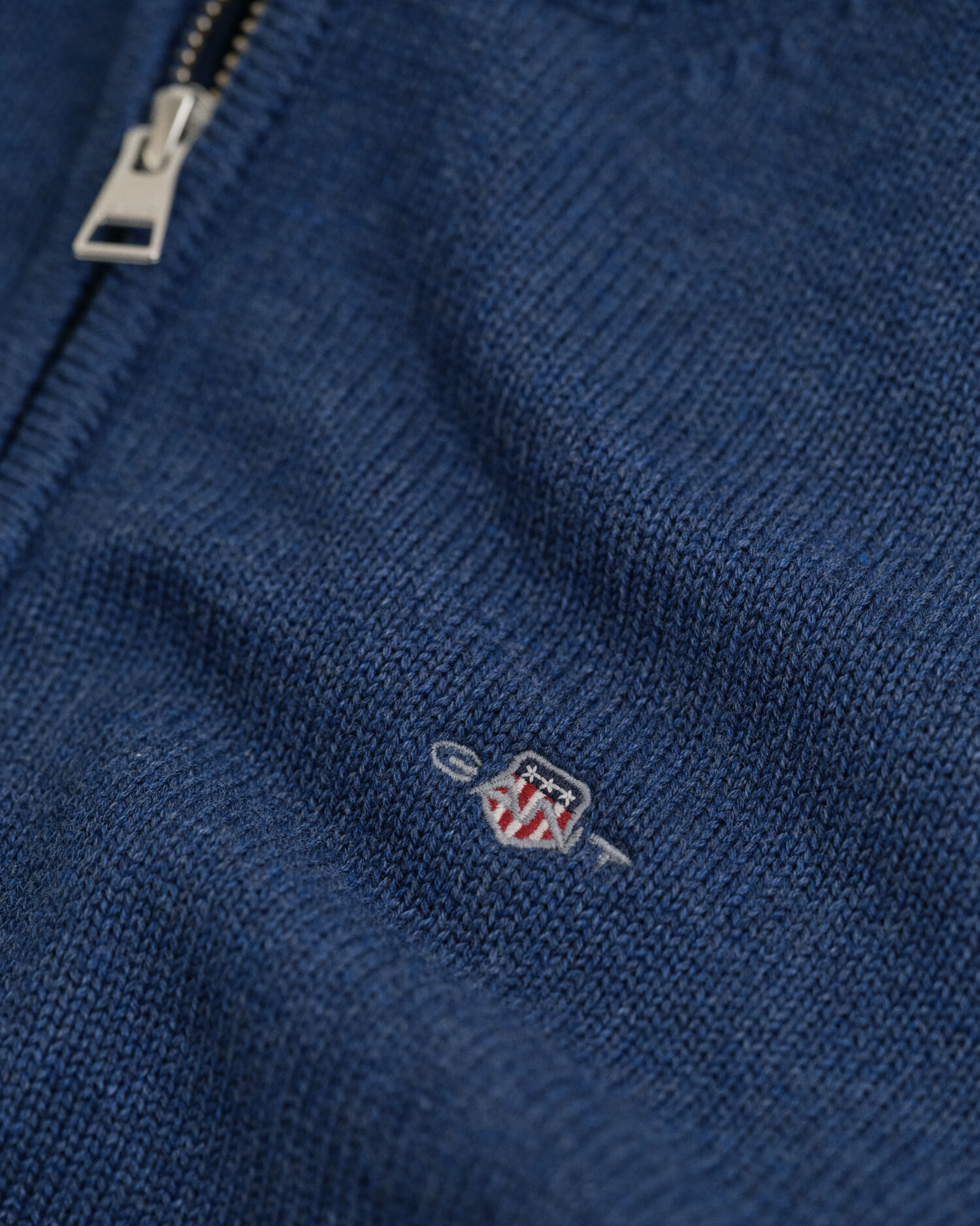 Teens casual katoenen sweater met korte rits