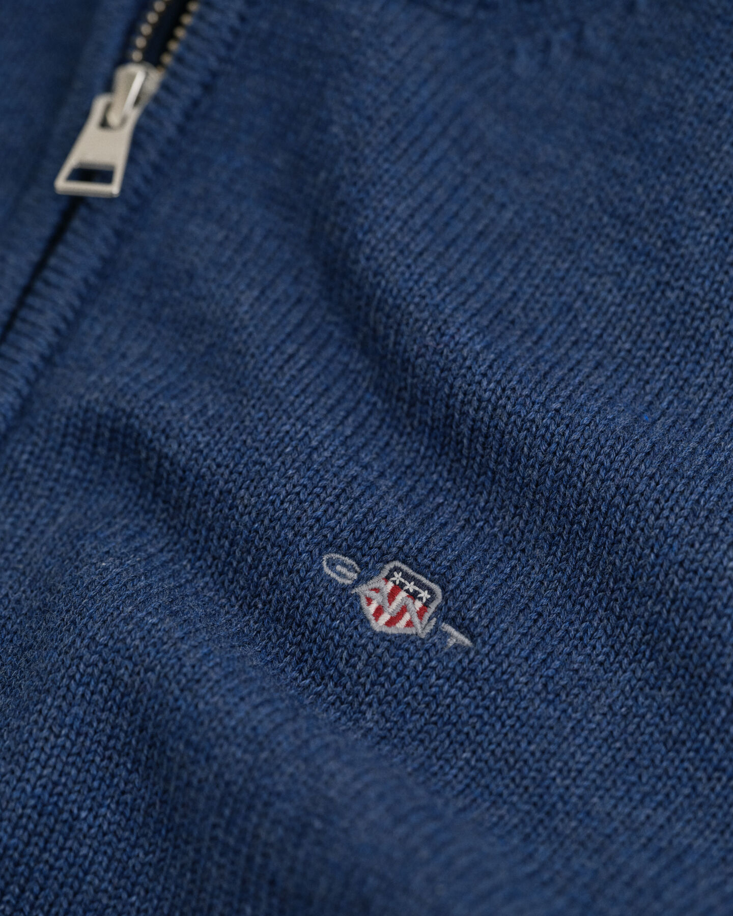 Teens casual katoenen sweater met korte rits