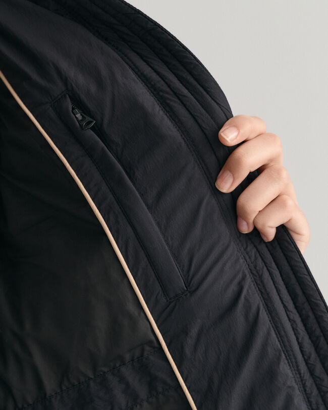 Middellange donsbodywarmer