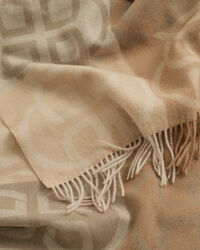 Monogram wollen sjaal