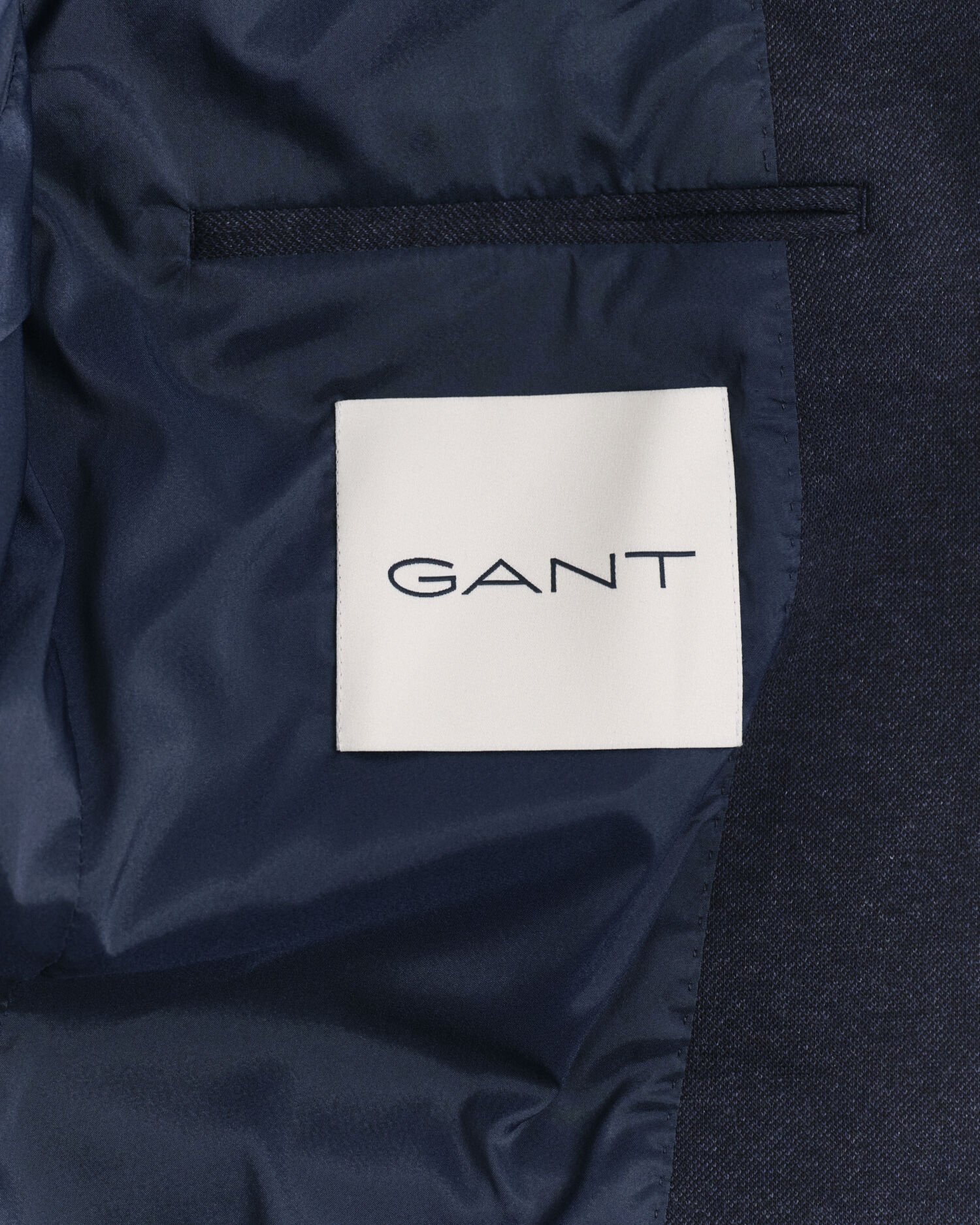 Tweekleurige Slim Fit jersey piqué blazer