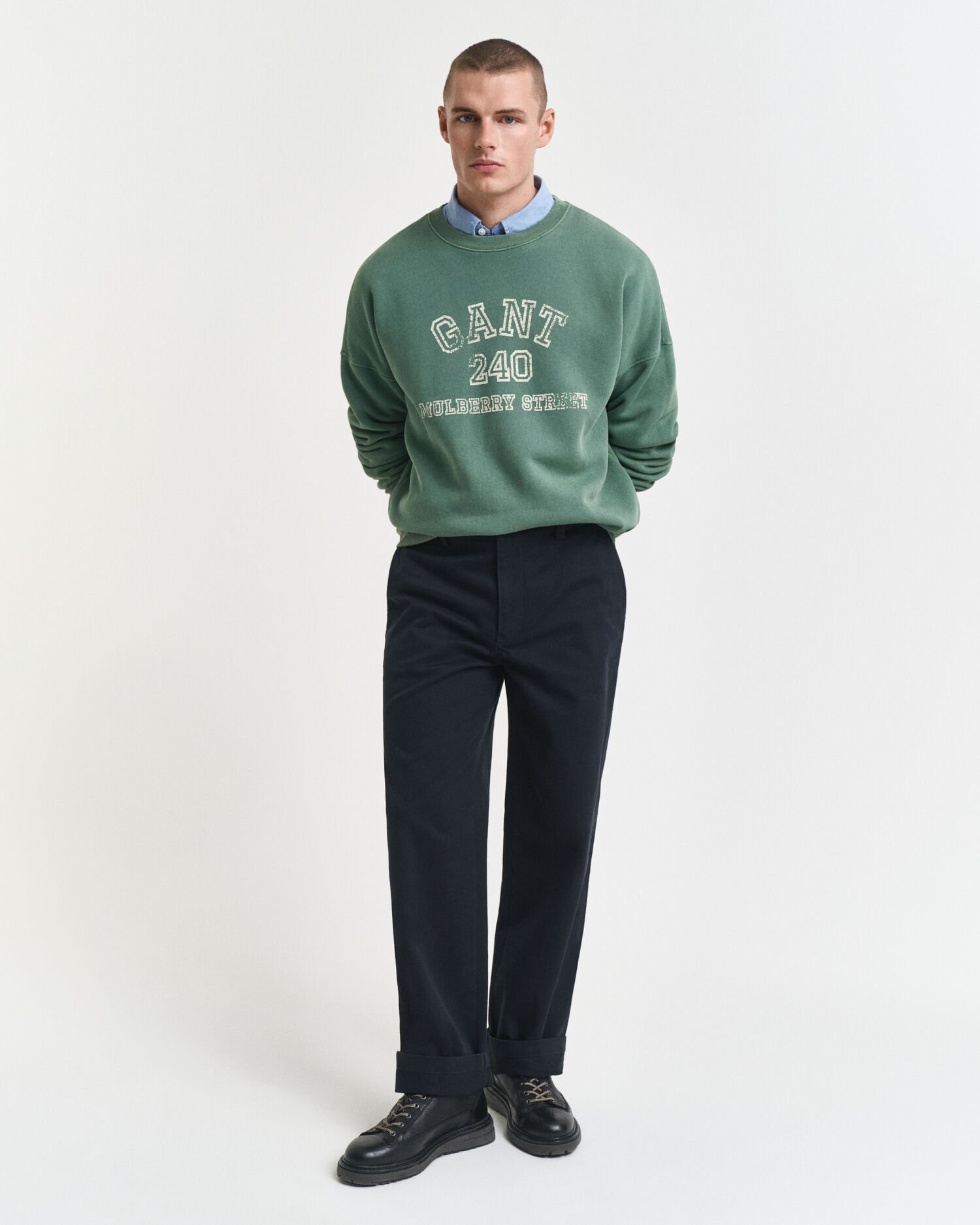 Graphic sweatshirt met ronde hals