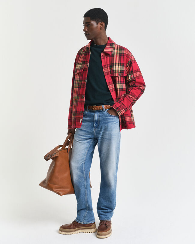 Trui met ronde hals van buitengewoon zachte lamswol