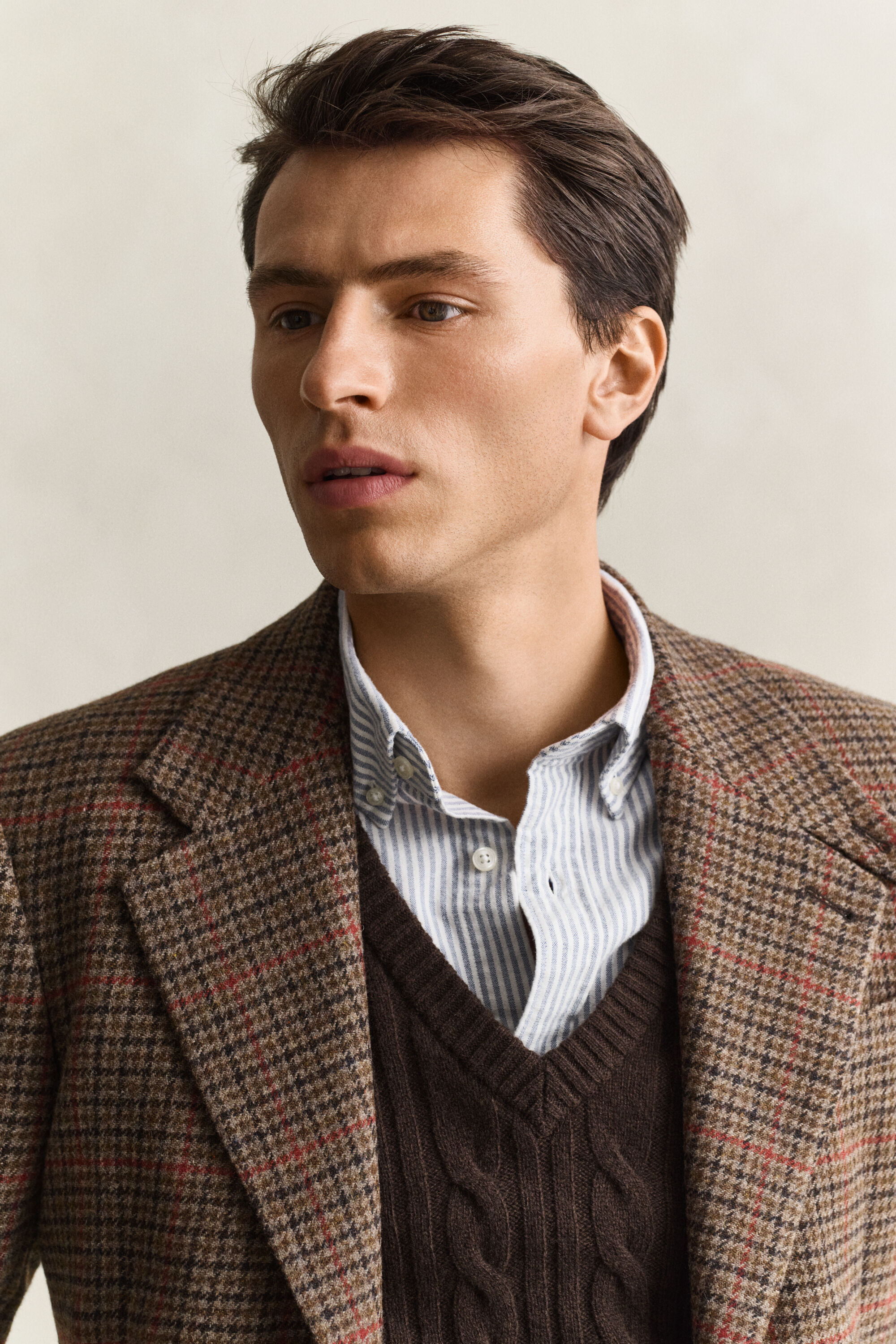 Sportief jack van Britse tweed