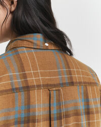 Oversized geruit overhemd