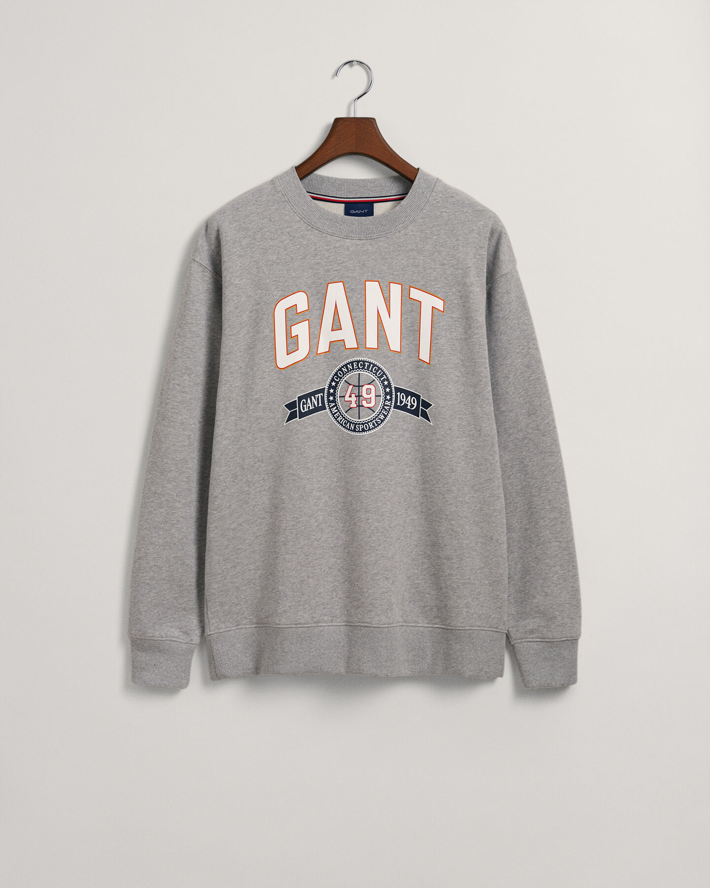 Retro Crest sweatshirt met ronde hals