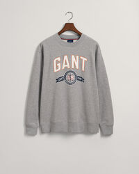 Retro Crest sweatshirt met ronde hals
