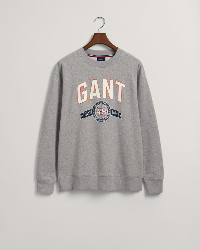 Retro Crest sweatshirt met ronde hals