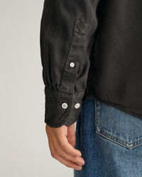 Relaxed Fit speciaal geverfd lyocell overhemd