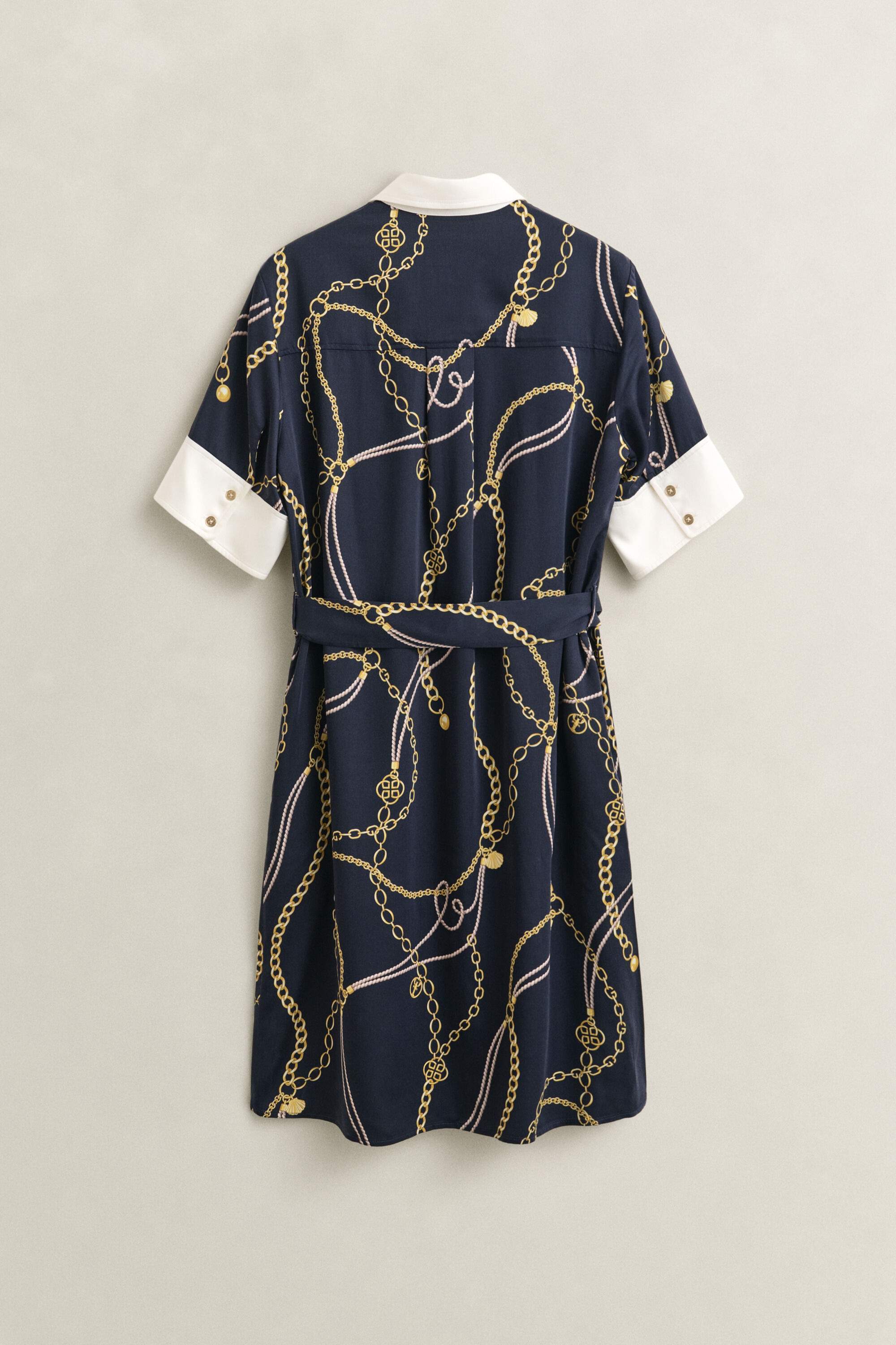 Overoverhemdjurk met contrast