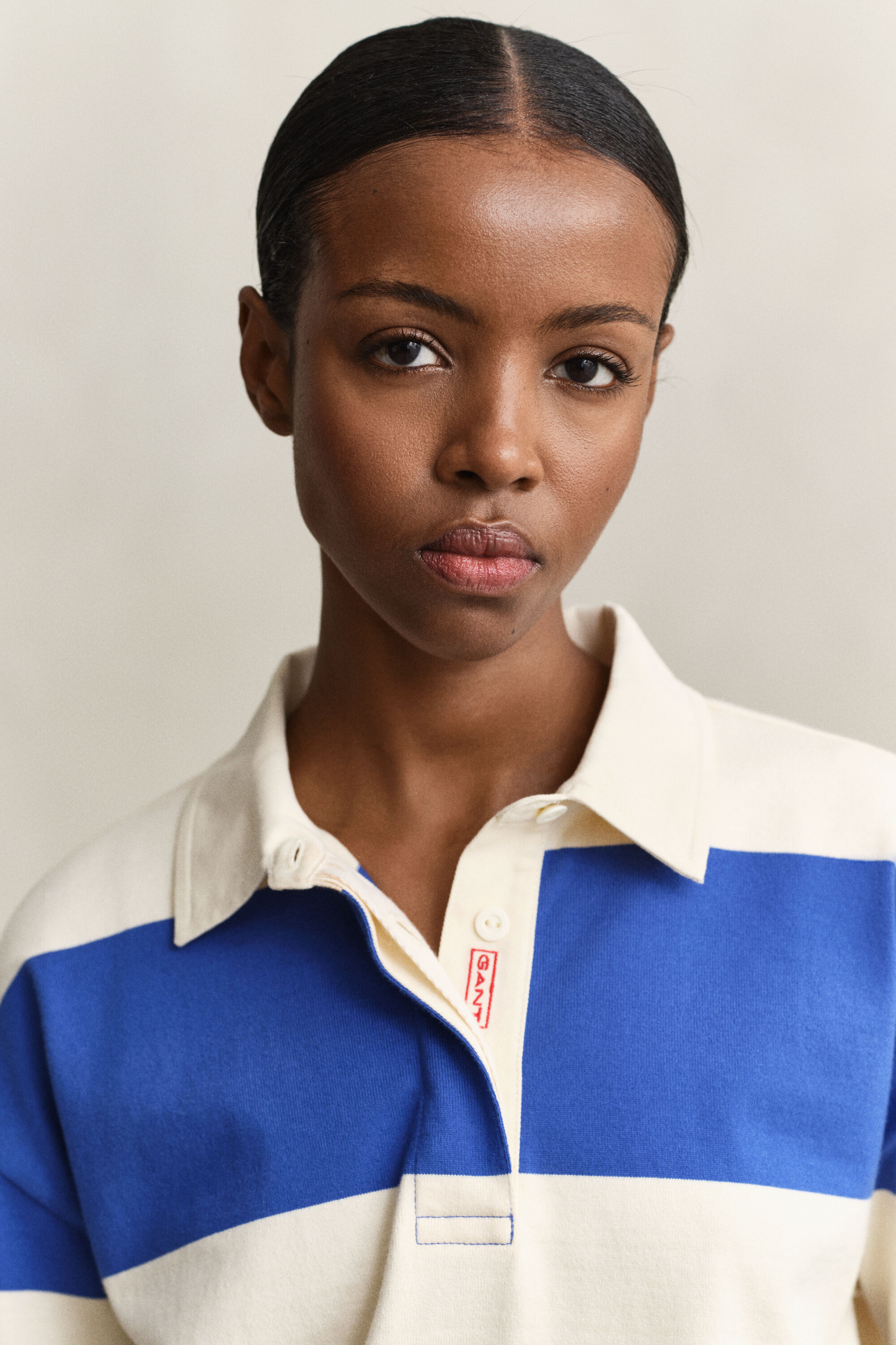 Gestreepte Heavy Rugger van katoen