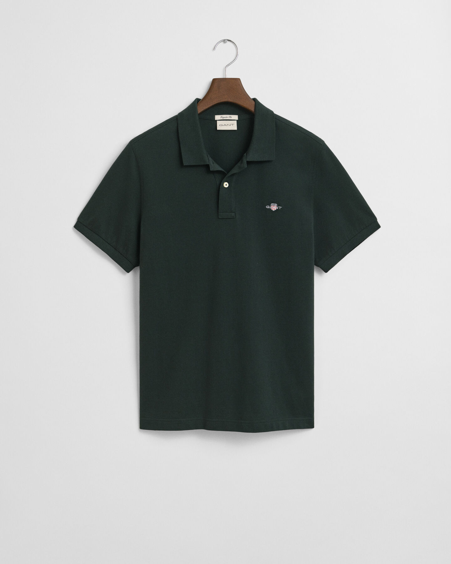 Regular Fit Shield piqué poloshirt