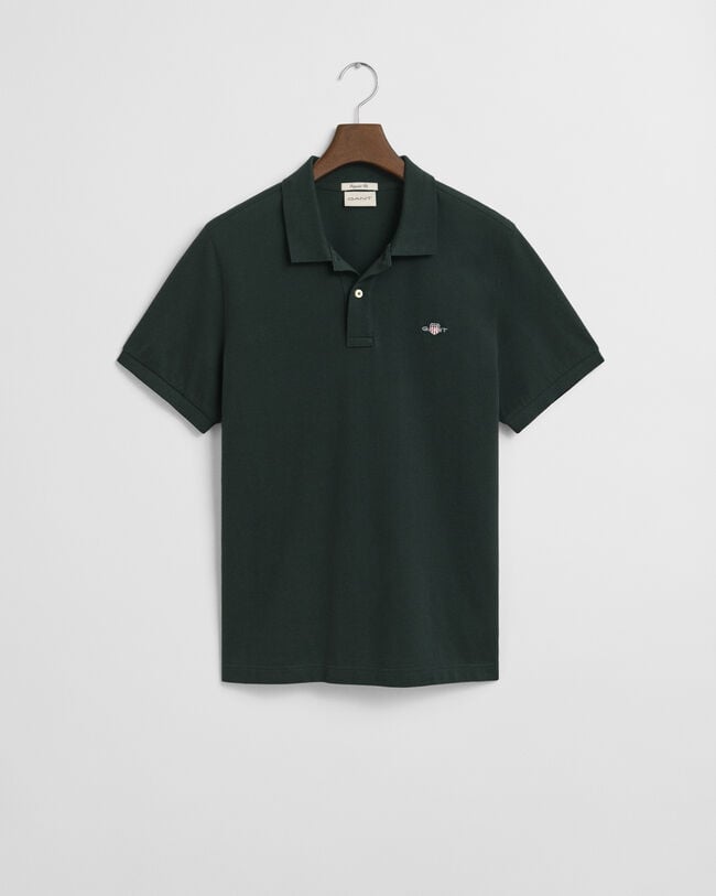 Regular Fit Shield piqué poloshirt