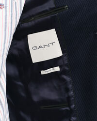 Slim Fit Club blazer van katoen en wol