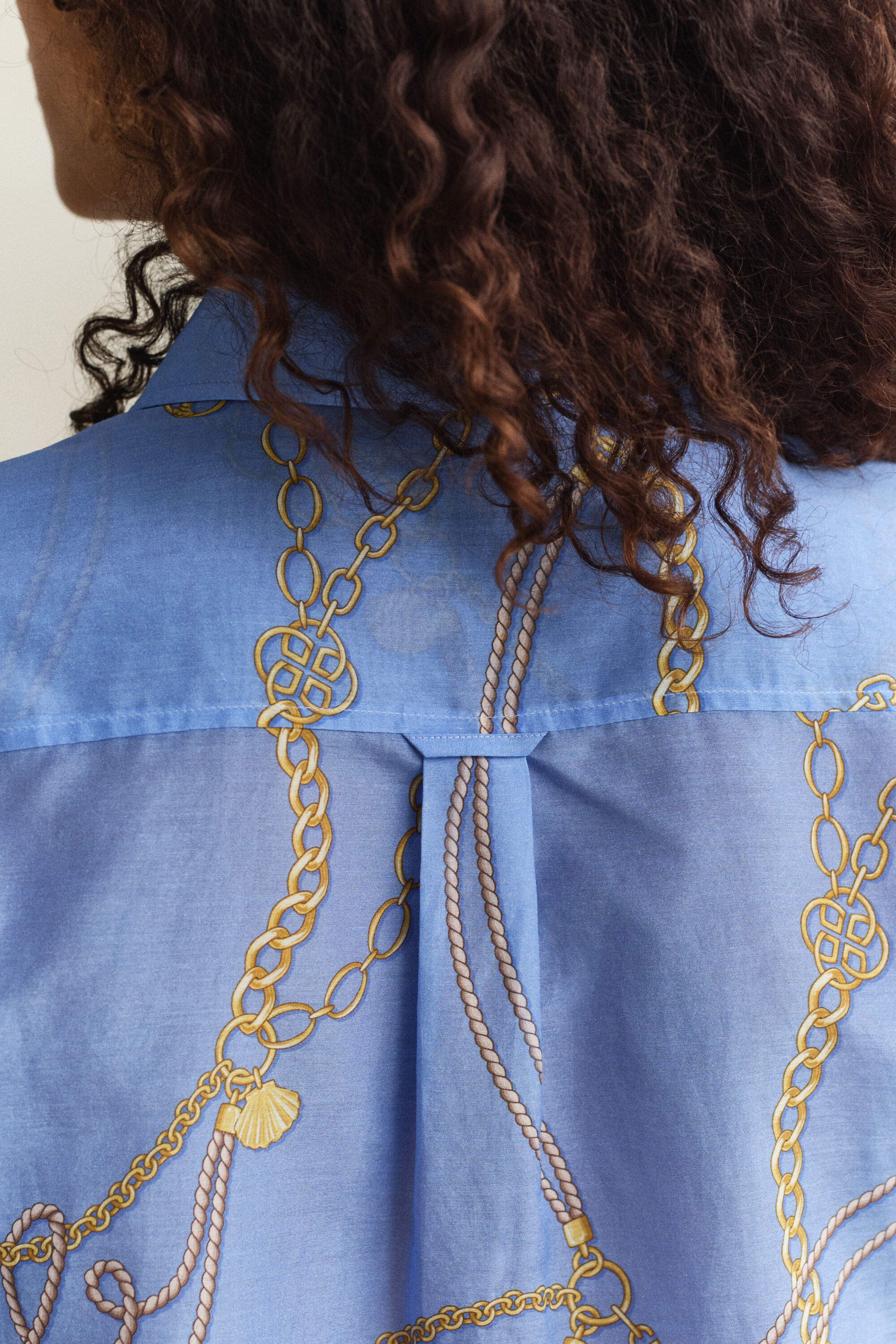 Overoverhemd van katoenzijde